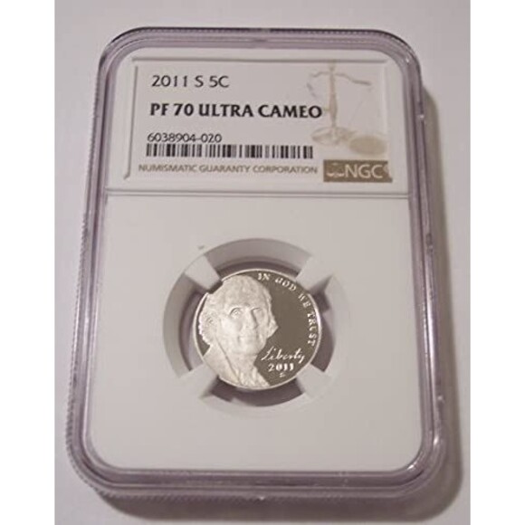 2011 S Jefferson Nickel Proof PF70 UC NGC - Picture 1 of 2
